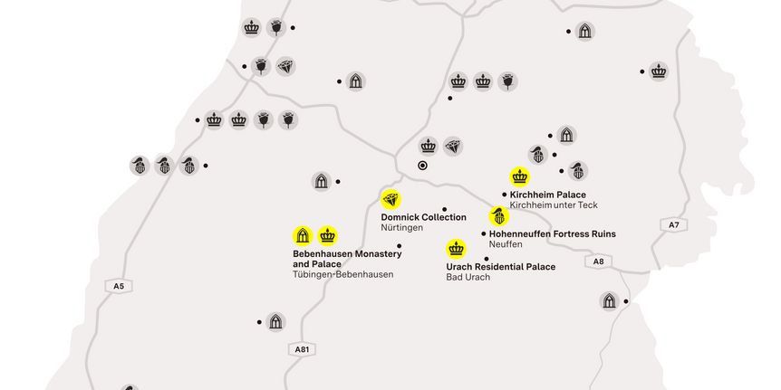 journey map "Swabian Alb & Tübingen"