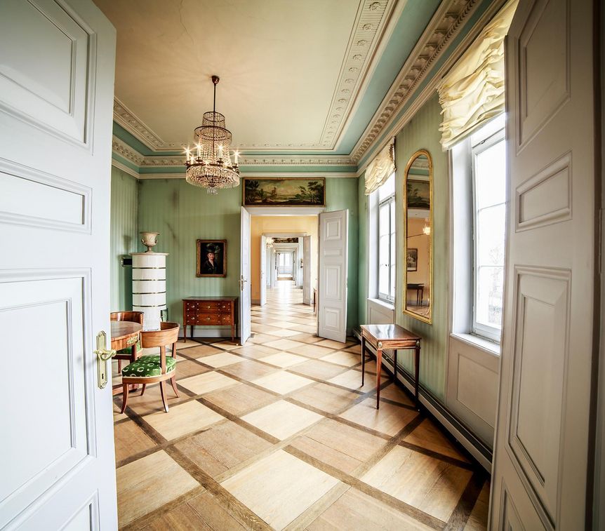 Enfilade in Schloss Kirchheim